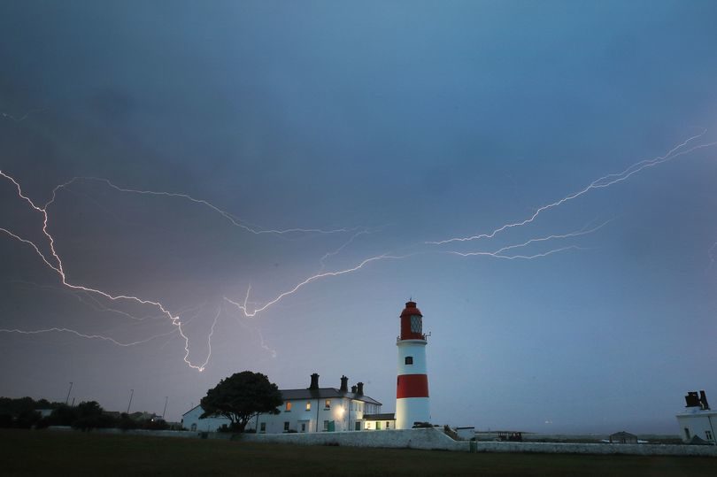 Lightning storm
