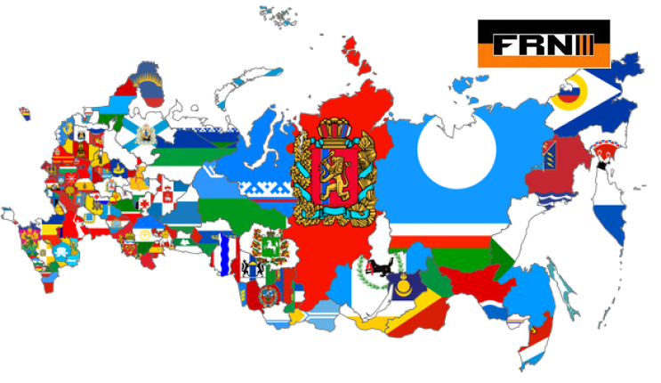 russia broken up ten countries
