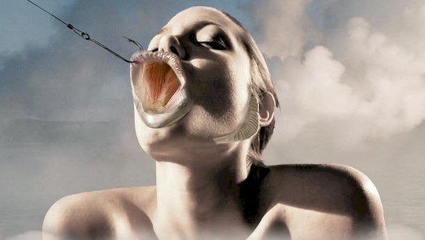 hooked person