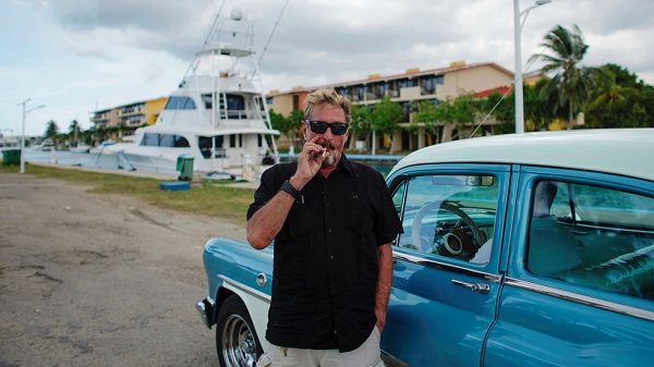 Click to enlarge John McAfee