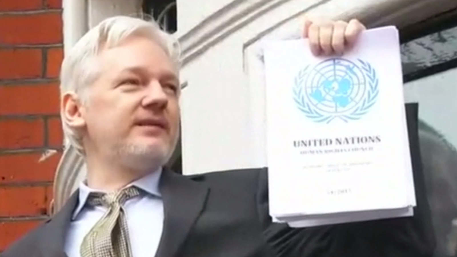 Click to enlarge assange un report