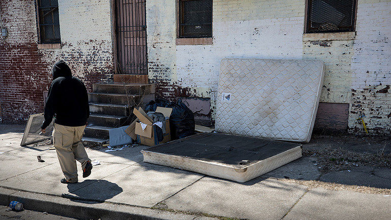 inner city Baltimore
