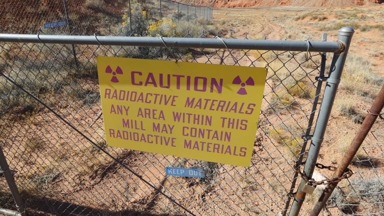 radioactive materials sign