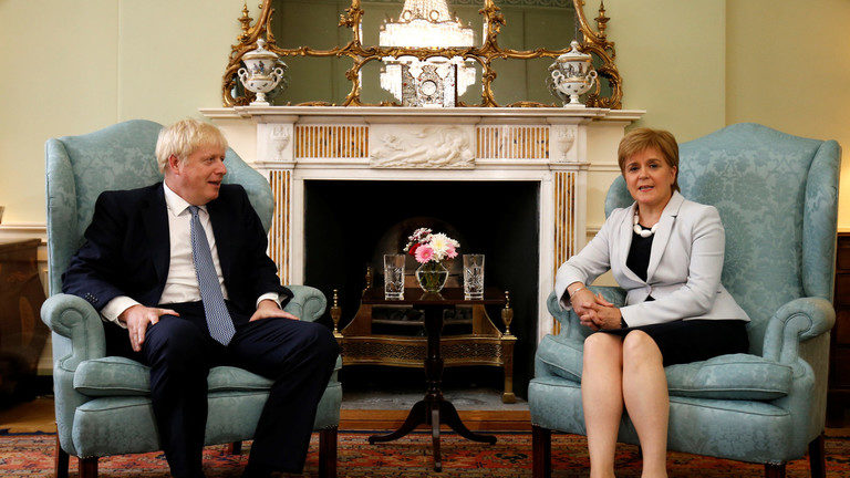 Click to enlarge boris johnson and nicola sturgeoon