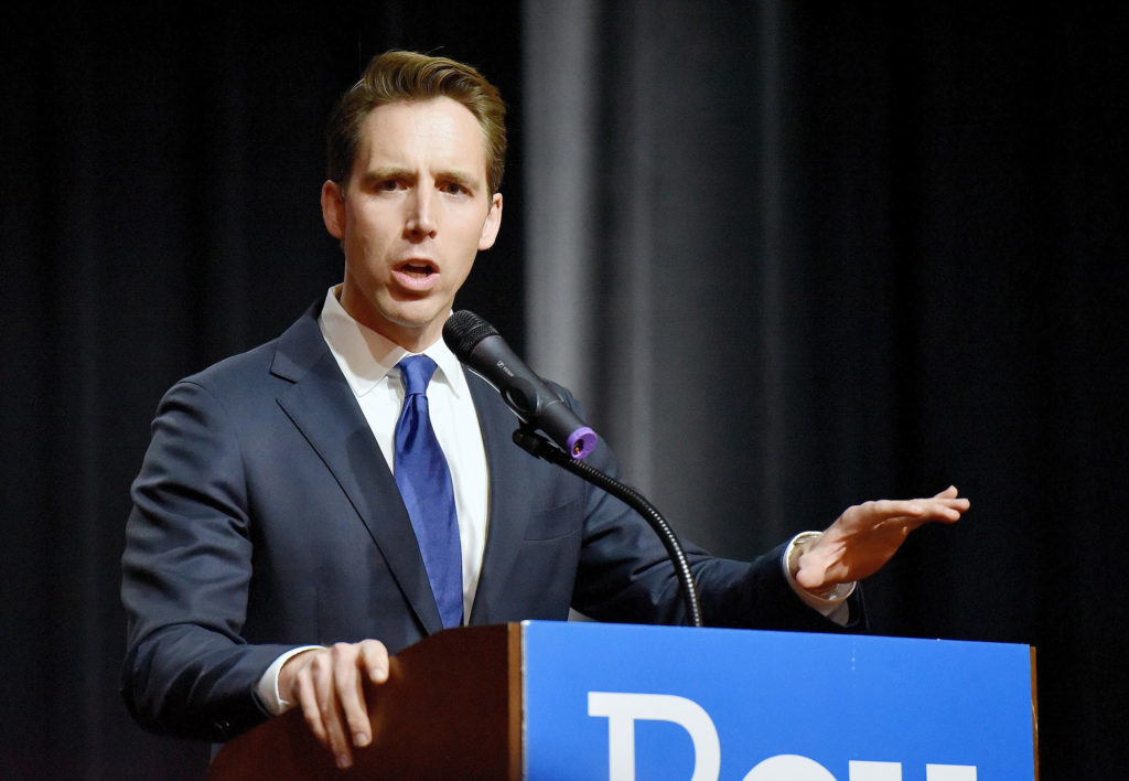 Click to enlarge Sen. Josh Hawley