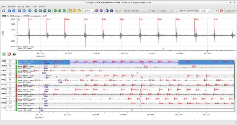 Click to enlarge Oklahoma acoustic anomaly screenshot