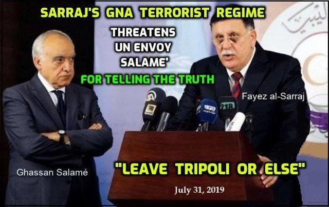 Fayez al-Sarraj - Ghassan Salame Lybia