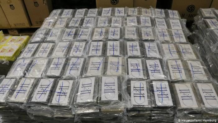 Click to enlarge Cocaine seized Hamburg Germany