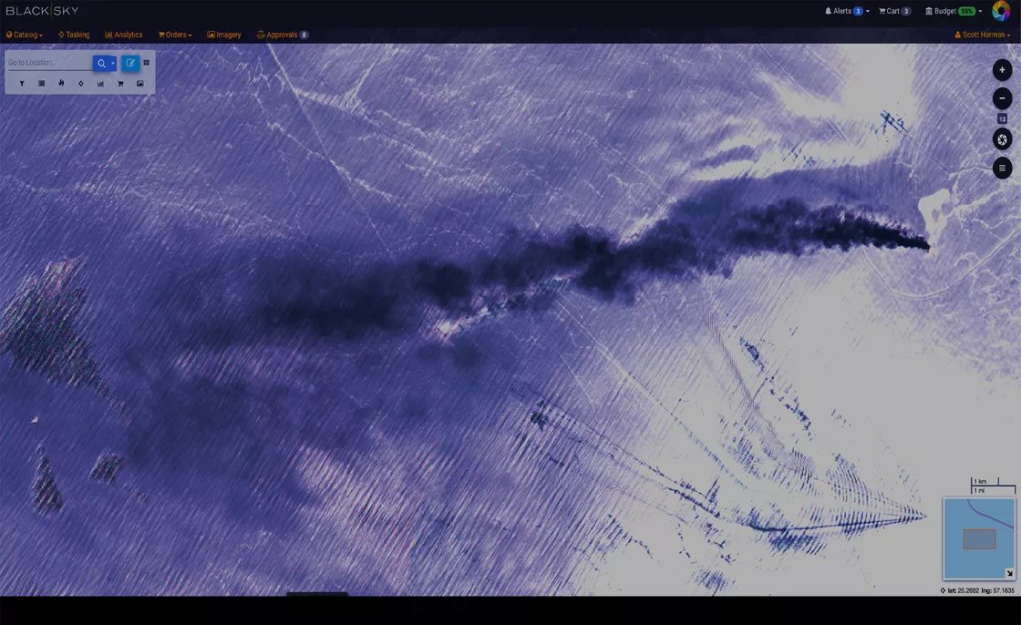 satellite Gulf of Oman