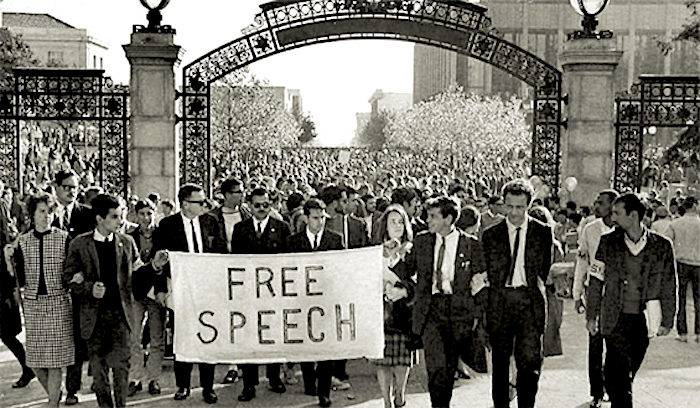 Click to enlarge Free Speech march