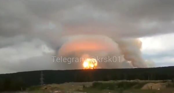 Click to enlarge arms depot siberia explosion