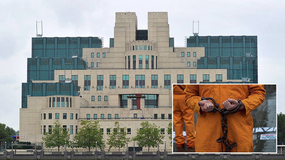 MI6 headquarters guantanomo protest gitmo
