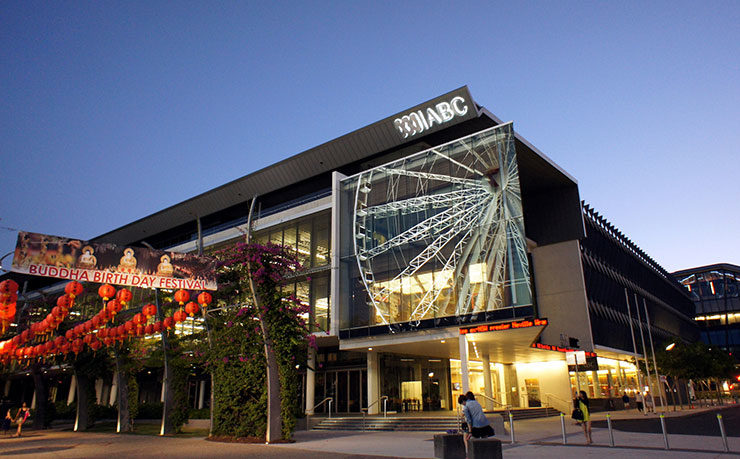 The ABC's studios in Southbank Brisbane