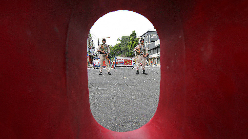 Indian security personnel in Jammu