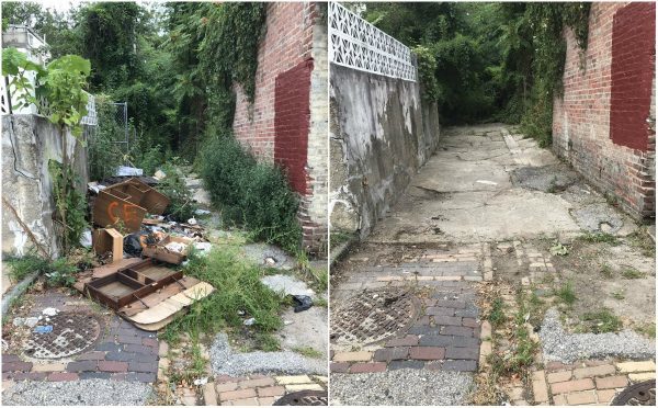 Baltimore trash cleanup