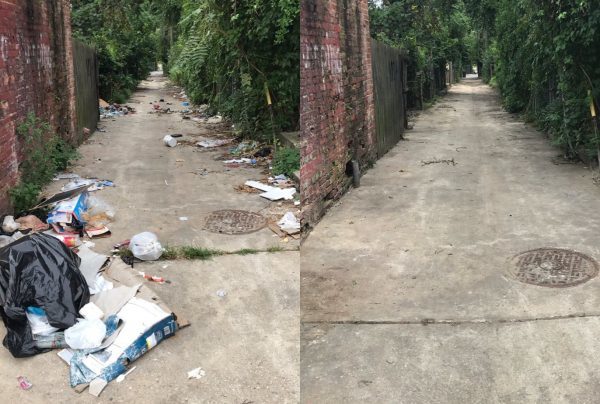 Baltimore trash cleanup