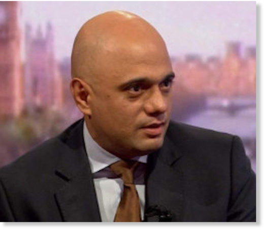 Click to enlarge Sajid Javid