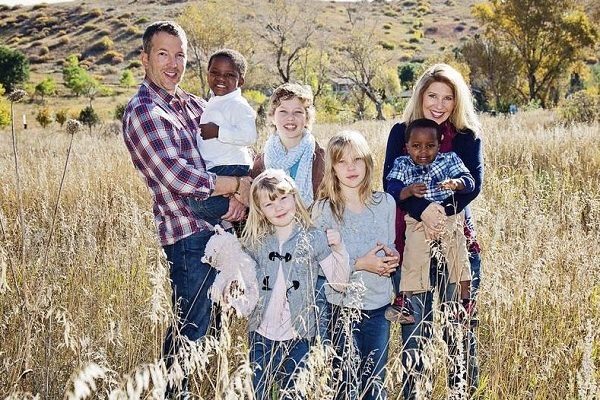 Click to enlarge Sean Buchanan with his family