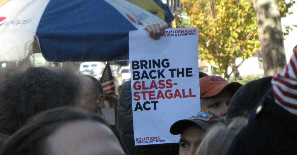 Click to enlarge protest glass steagall act