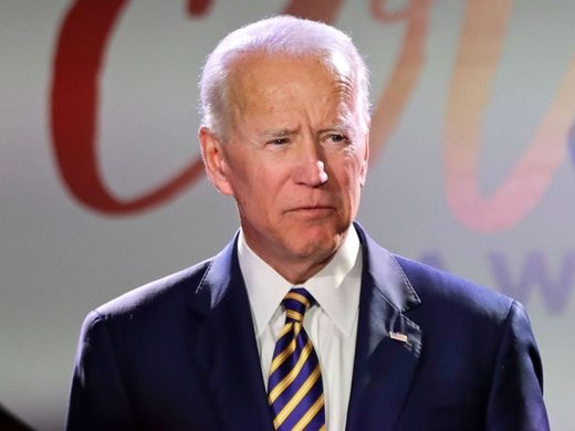 Creepy Joe Biden grabs co-ed