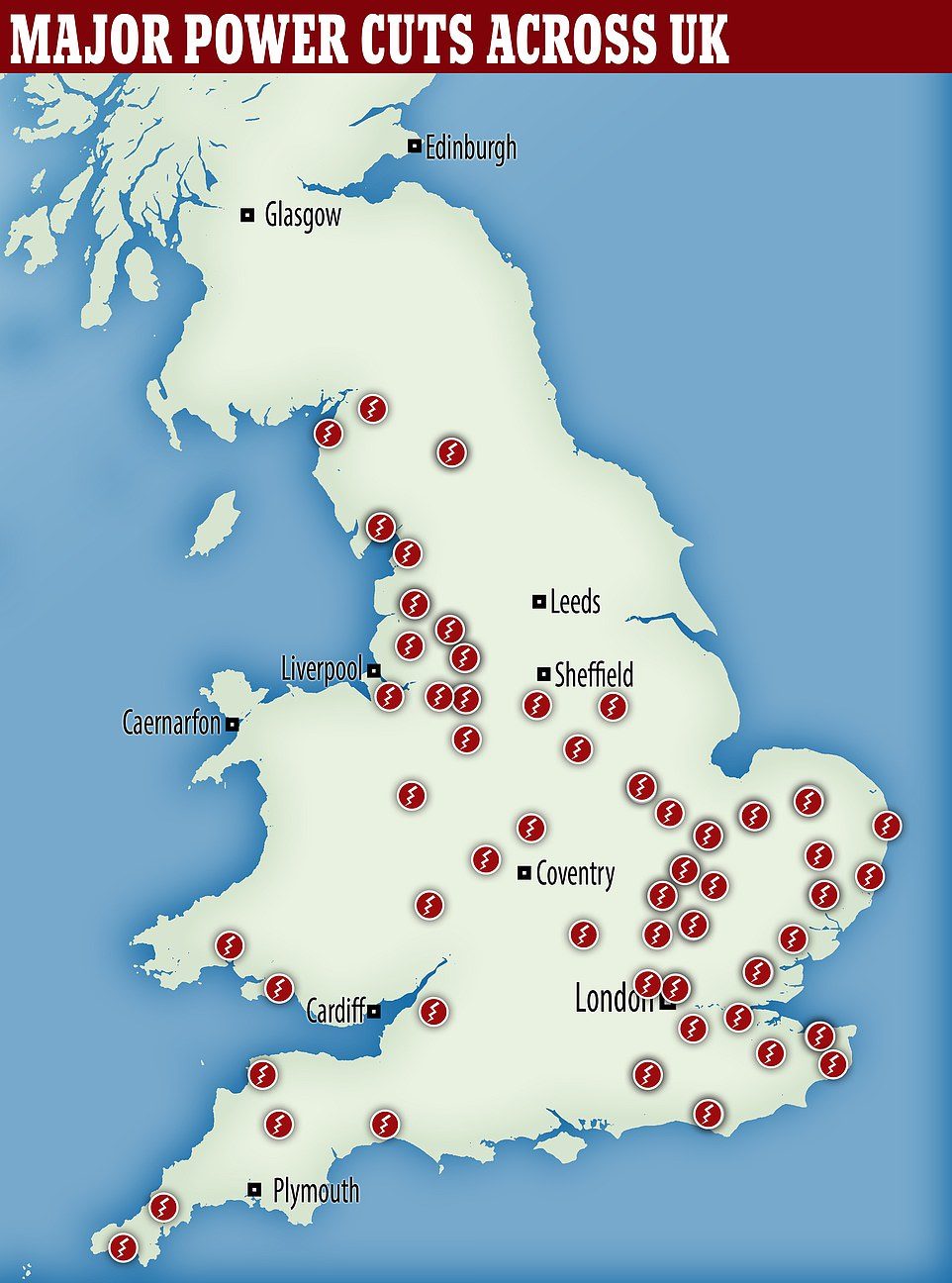 Click to enlarge power cuts UK
