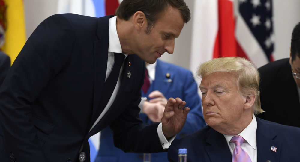 trump macron