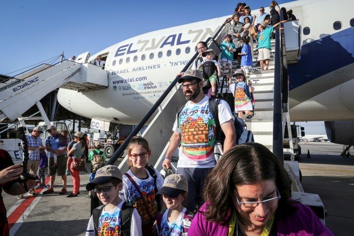 illegal settlers arrive israel