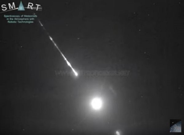 Fireball over Almeria, Spain