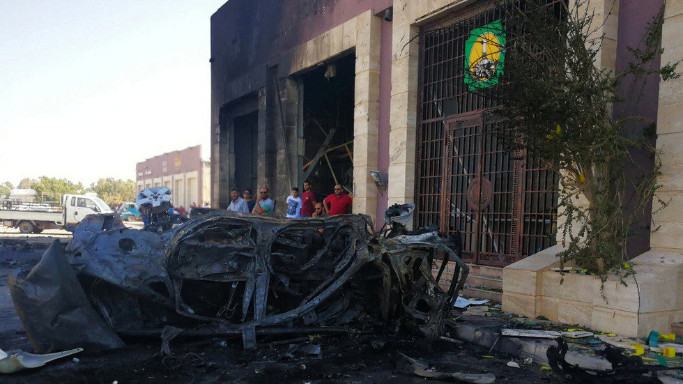 Click to enlarge UN staff killed car bombing in Benghazi Aug 2019