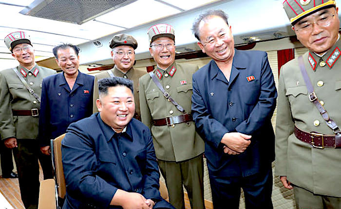Kim and military