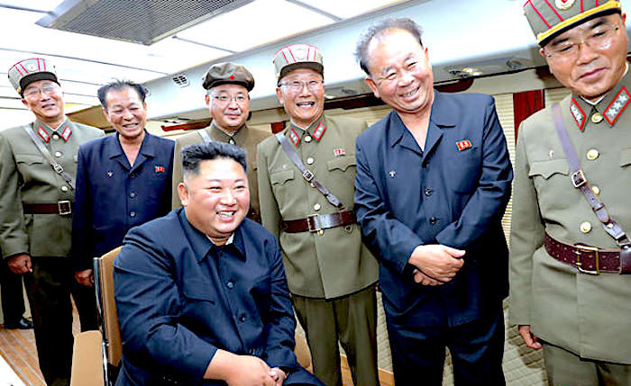 Click to enlarge Kim and military