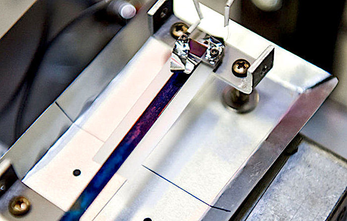Piezoelectric element in a sensor