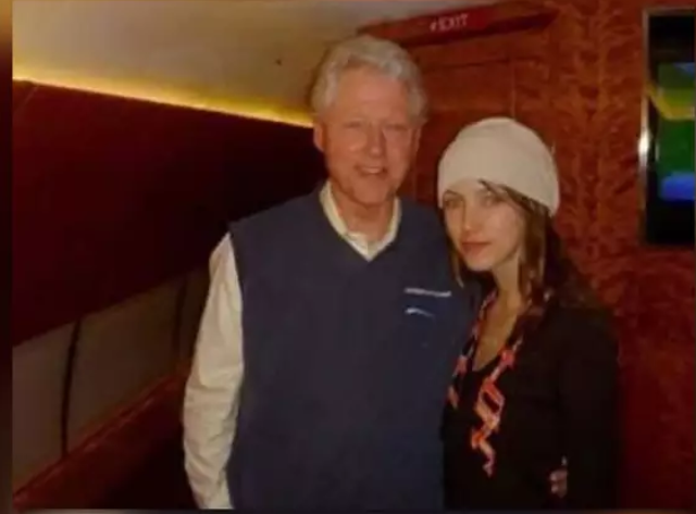 bill clinton young woman