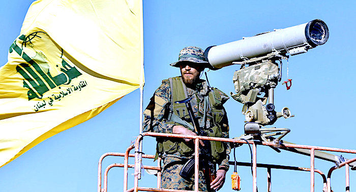 Hezbollah fighter/watchtower