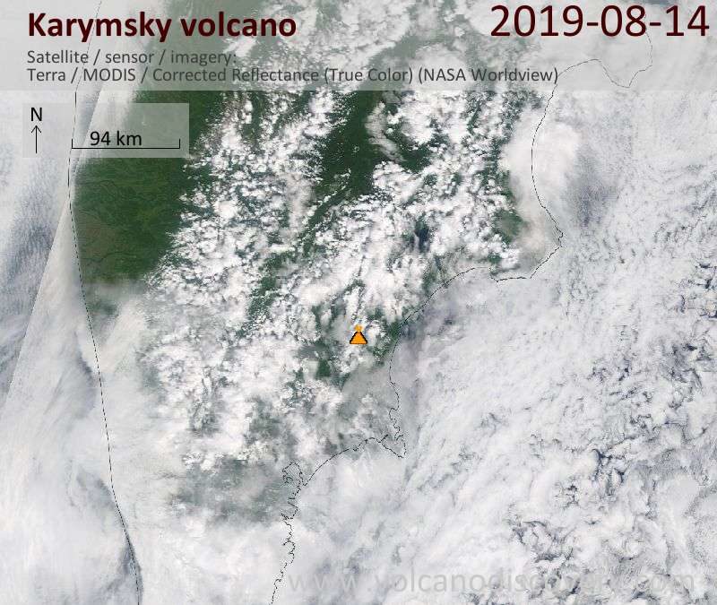 The Karymsky volcano