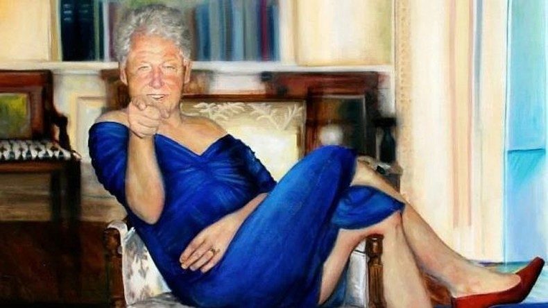 Click to enlarge bill clinton portrait