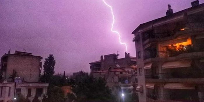 lightning strikes