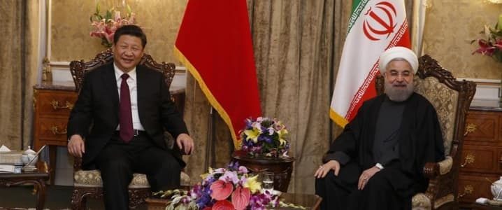 Click to enlarge China and Iran meeting