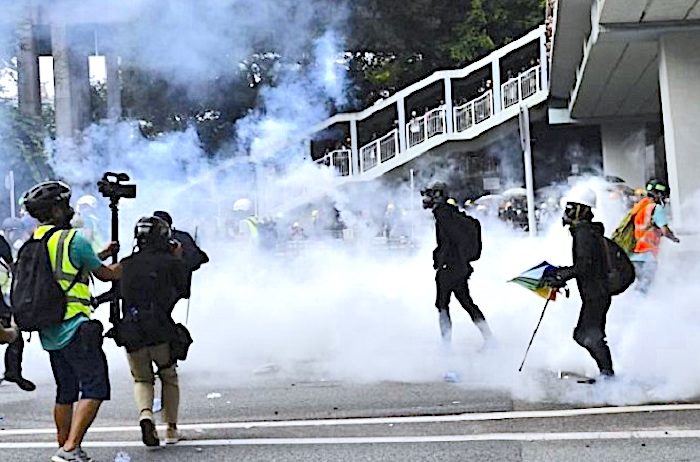China protesters