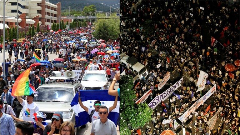Click to enlarge honduras protests