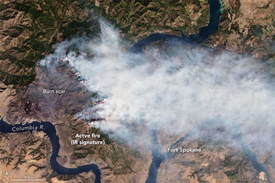 Click to enlarge weather wildfire washington state