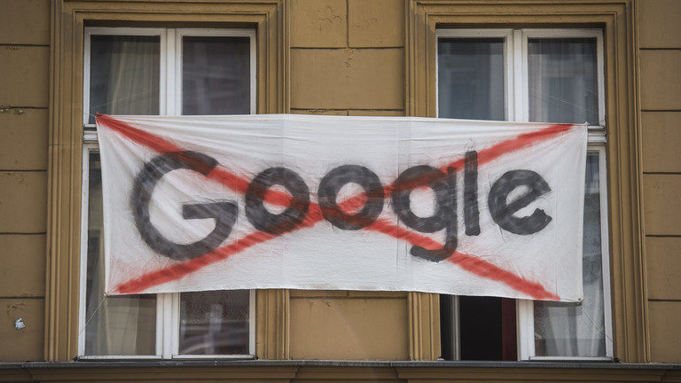 Click to enlarge google protest