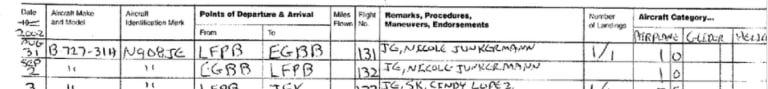 epstein flight manifest