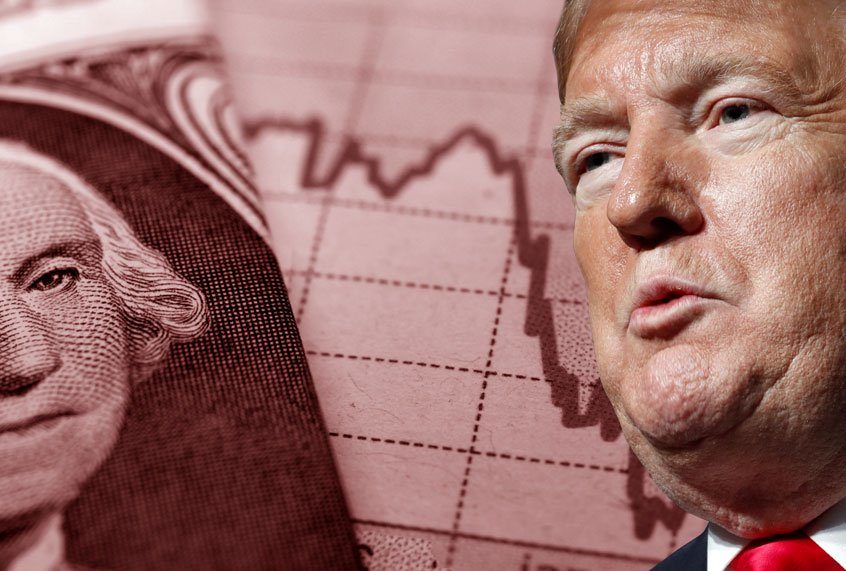 Click to enlarge Trump, recesión económica