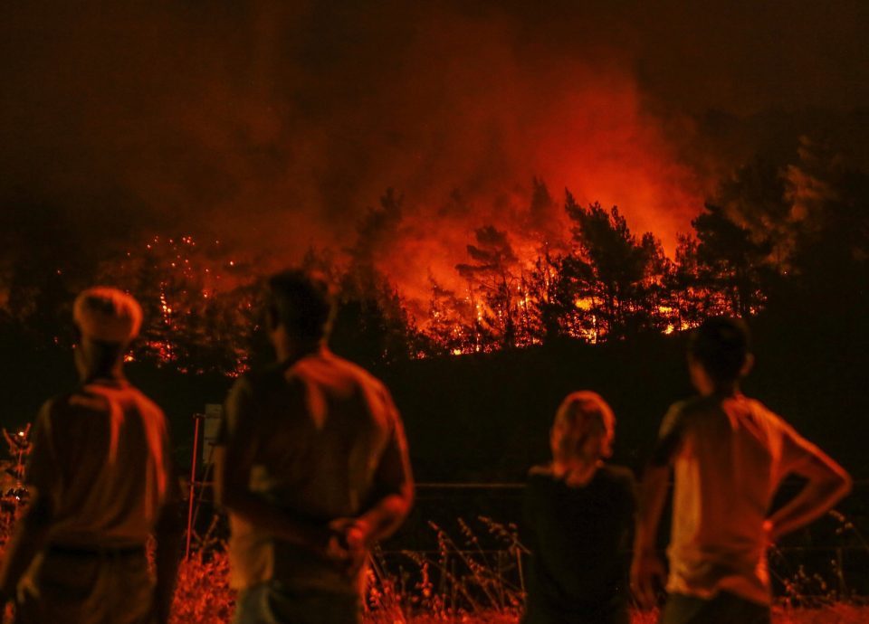 wildfires turkey