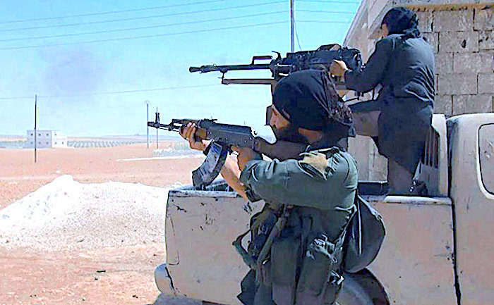 IS fighters Syria