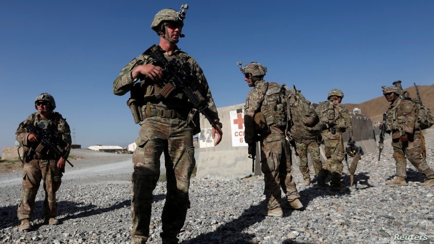 US troops in Afghanistan