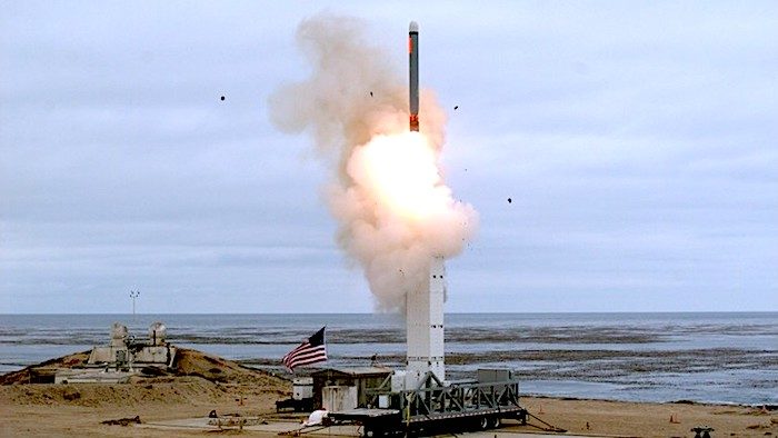 Click to enlarge Banned INF missile launch