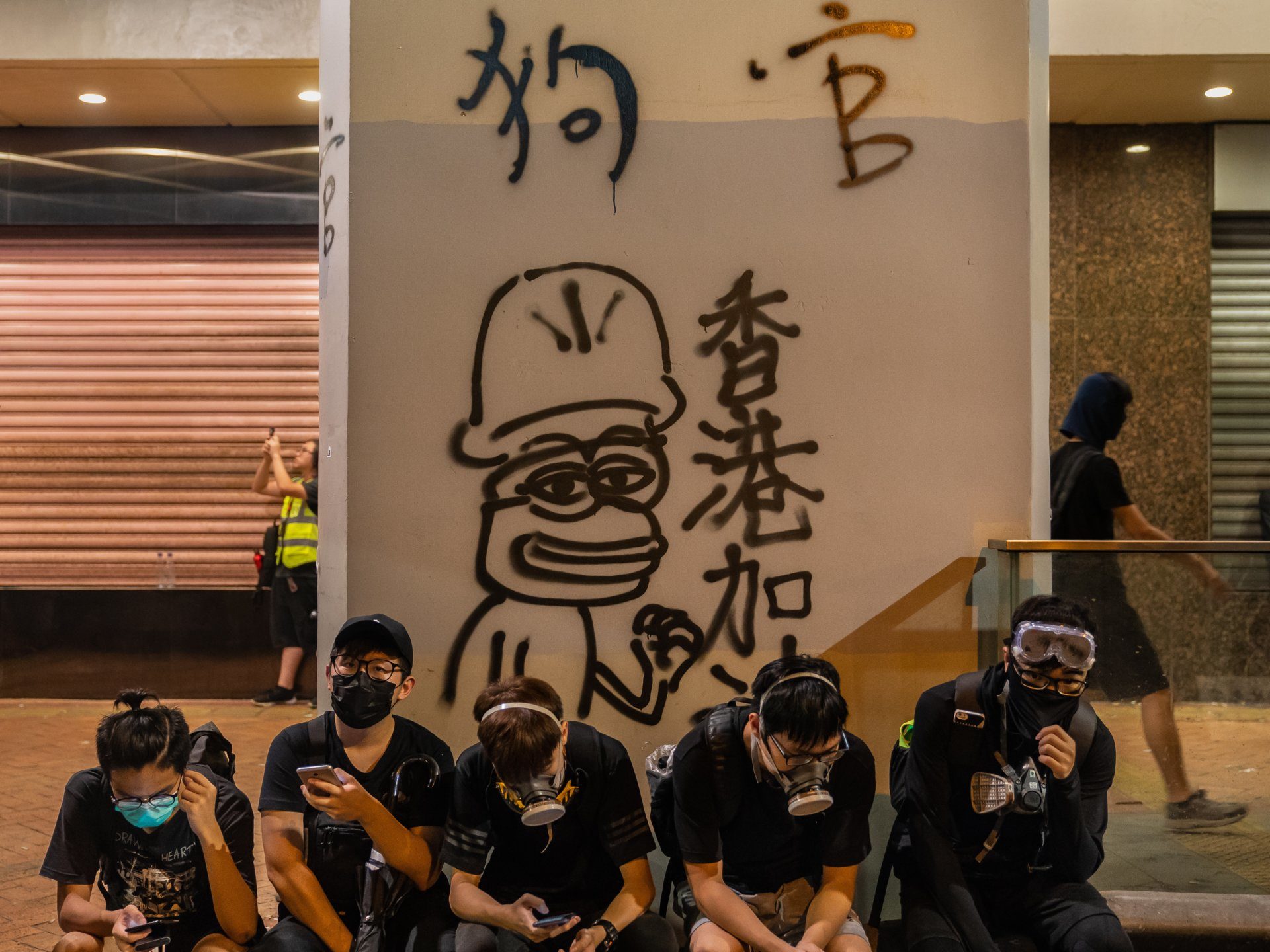 Click to enlarge hong kong protesters pepe the frog