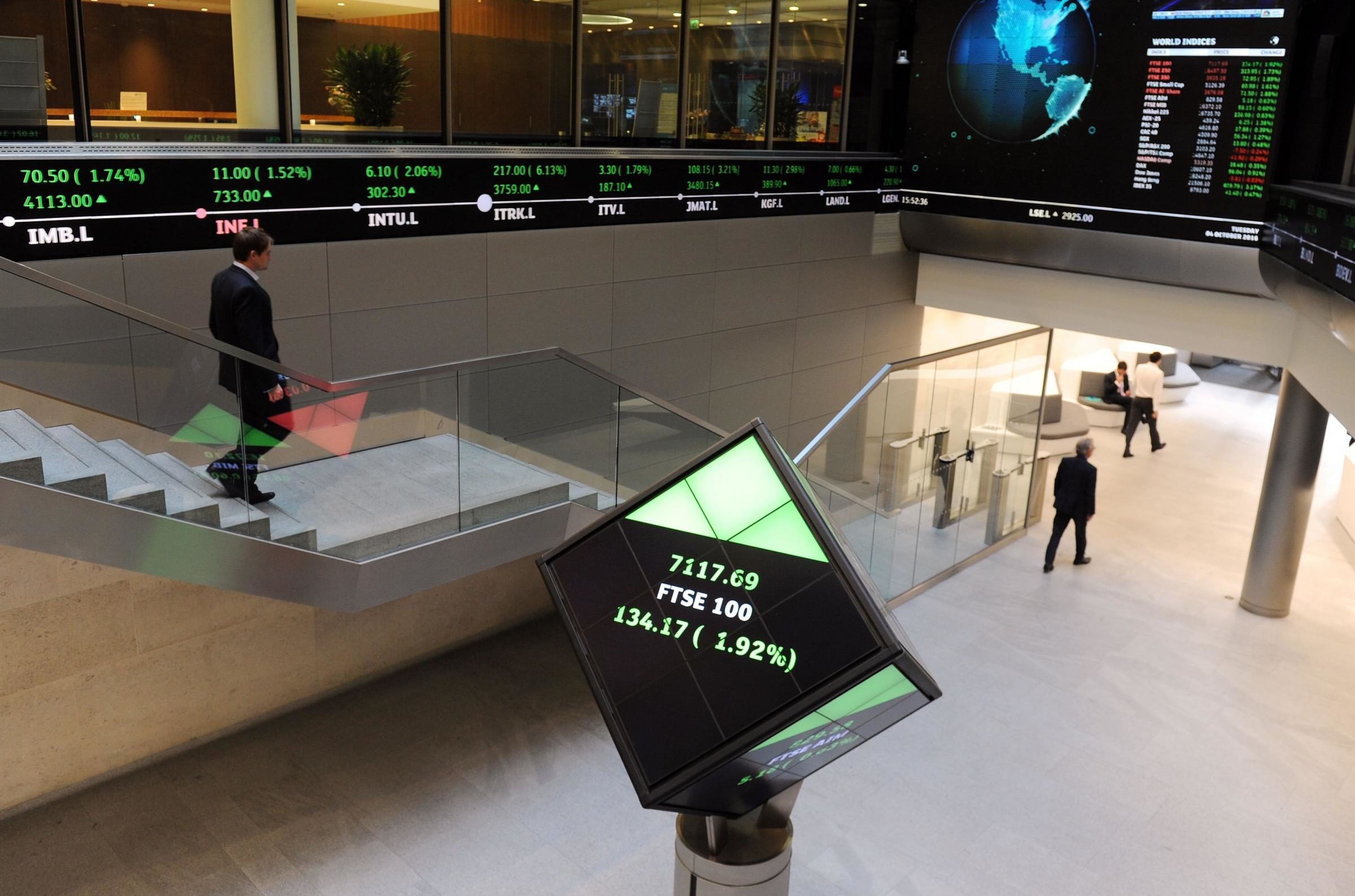 Click to enlarge The London Stock Exchange